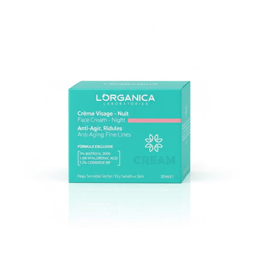 Sensitive night cream, كريم الليل للبشرة الحساسة