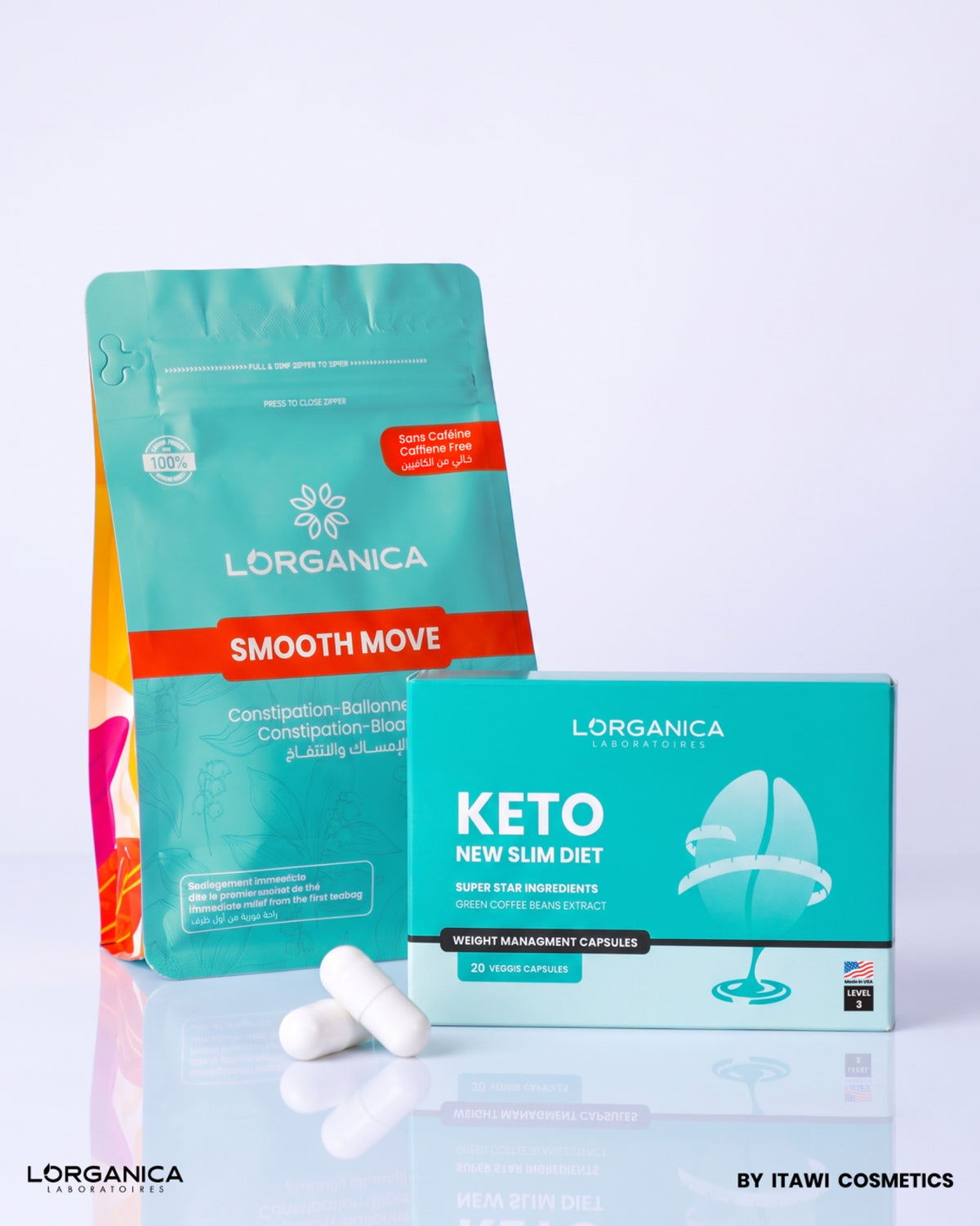 Keto Extreme + Smooth move tea