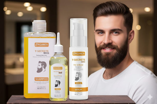 مجموعة للرجال: شامبو, زيت, سيروم